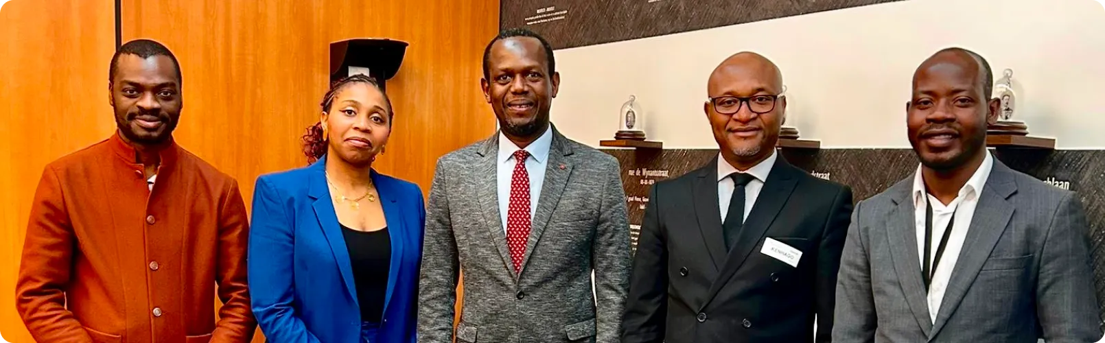 Rencontre au Parlement de Bruxelles avec M. Elhadj Moussa Diallo