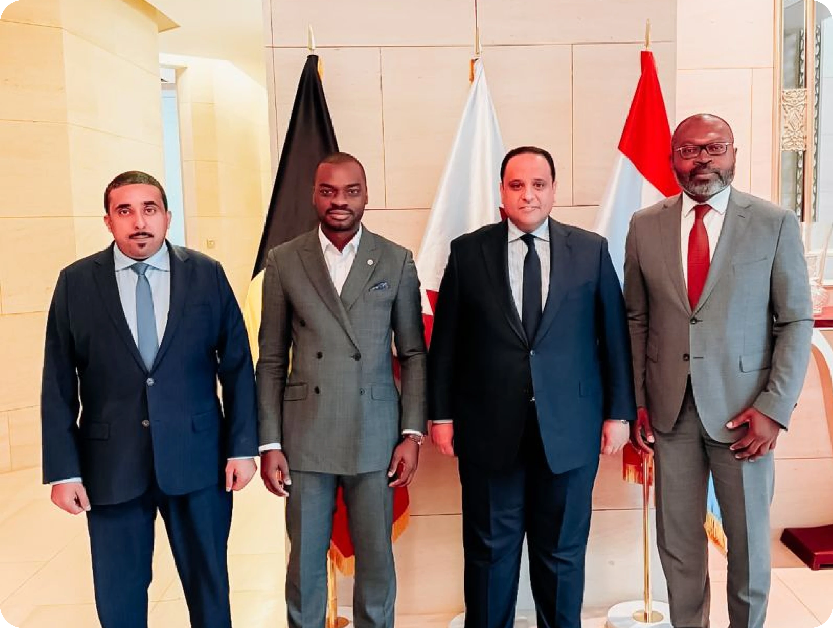 Adébissi Djogan avec Khalid Fahad A.A. Al-Hajri